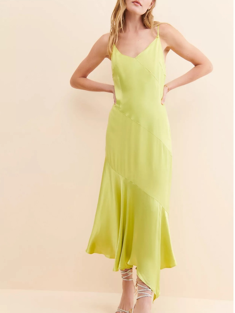 Ciebon Monika Satin Slip Dress